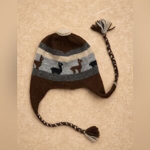 Classic Alpaca 100% Alpaca Peruvian Earflap Hat